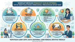Manfaat Memiliki Penasihat Hukum Internal Untuk Memitigasi Risiko Operasional Perusahaan Setiap Hari