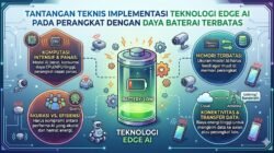 Tantangan Teknis Implementasi Teknologi Edge AI Pada Perangkat Dengan Daya Baterai Terbatas
