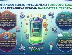 Tantangan Teknis Implementasi Teknologi Edge AI Pada Perangkat Dengan Daya Baterai Terbatas