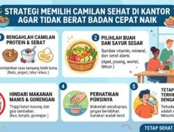 Strategi Memilih Camilan Sehat Di Kantor Agar Tidak Berat Badan Cepat Naik